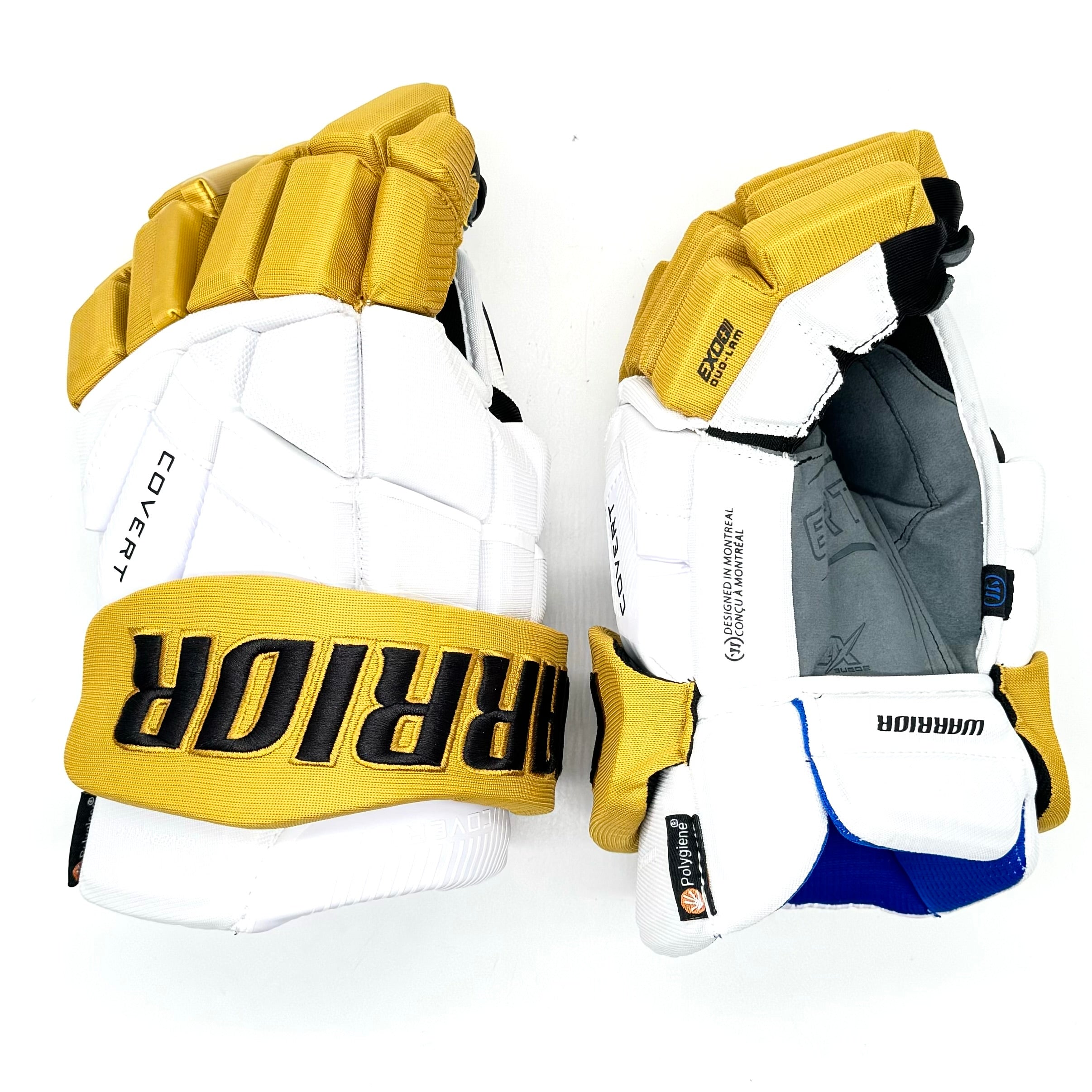Warrior Covert QR6 - Gants d'équipe - Vegas Golden Knights (blanc/or)